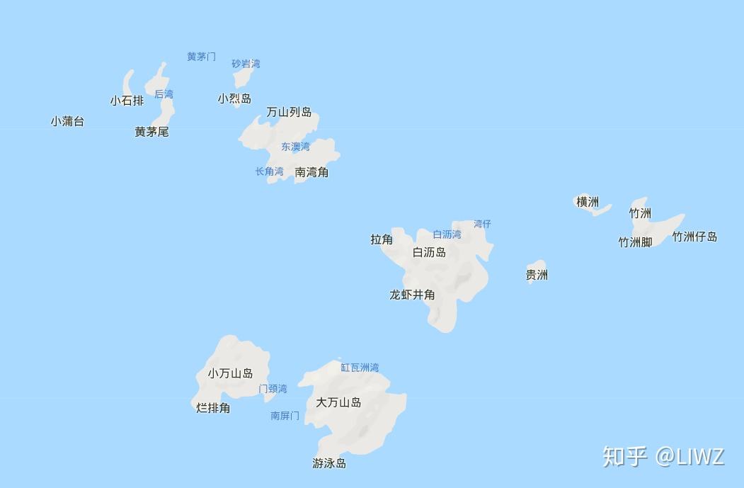 珠海万山岛地图图片