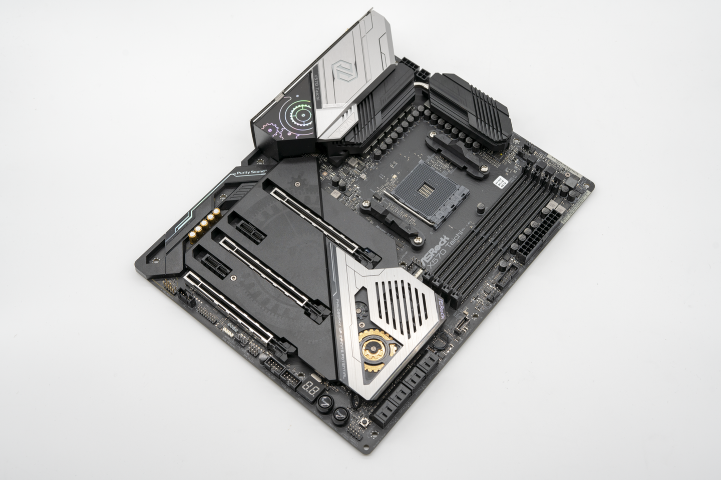 华擎暗黑太极再升级华擎x570taichi主板开箱评测