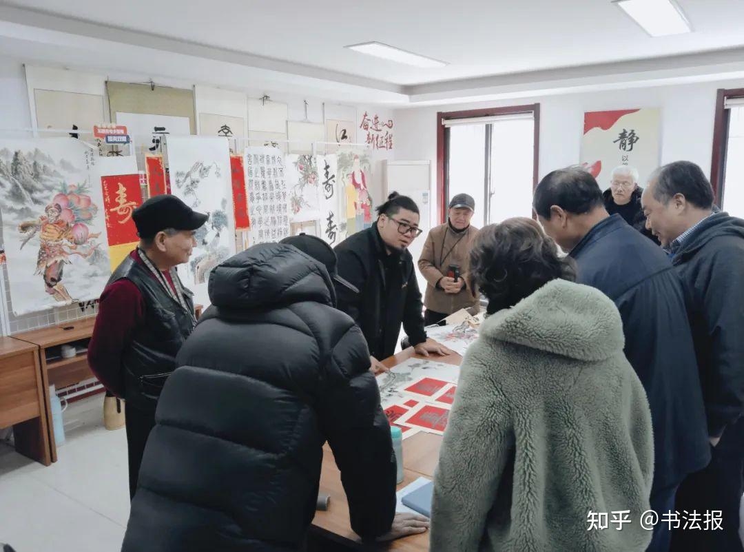 浙江省杭州市萧山区陈公桥社区聚雅轩书画协会以翰墨送"福",丹青贺"寿" - 知乎
