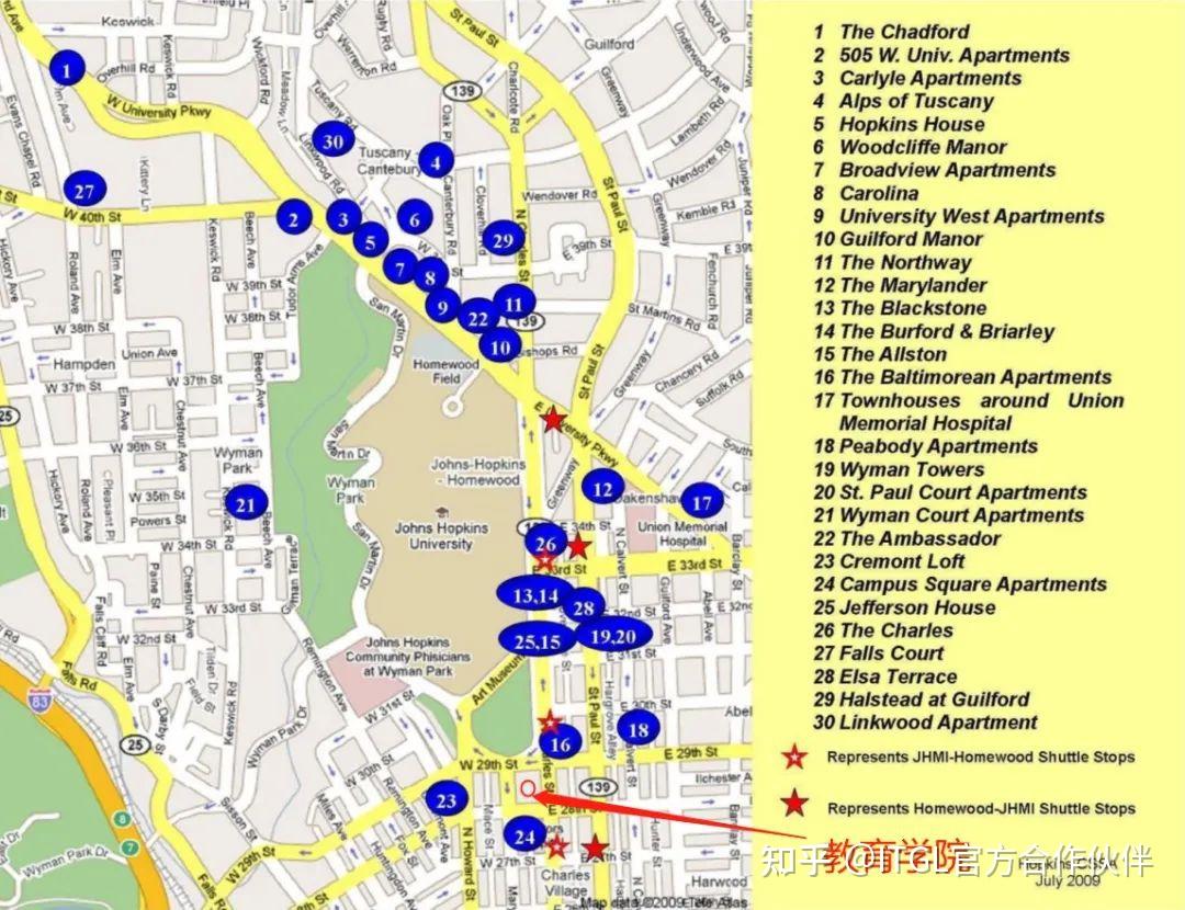 在约翰霍普金斯大学附近租房有哪些推荐