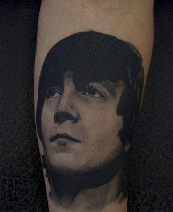 【纹身素材】披头士《艾比路》专辑封面50周年,好多人纹了同款纹身