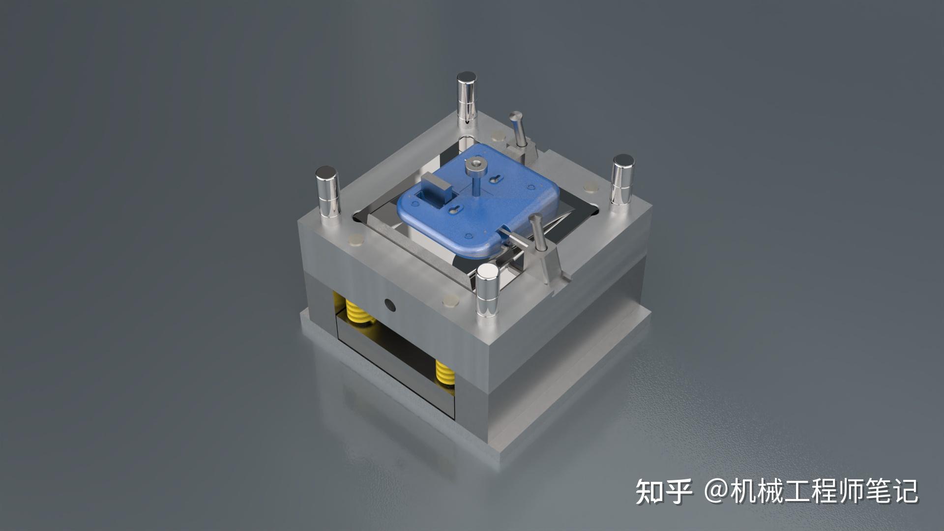 机械设计干货知识,25例模具"脱模机构"动画,详细演示各种脱模机构原理