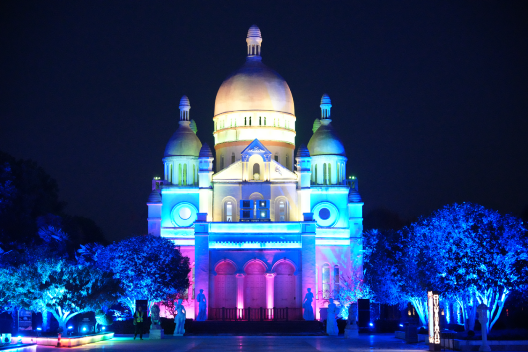 八里河奇幻夜已开启大型水舞光影情景秀颍上行只等你来