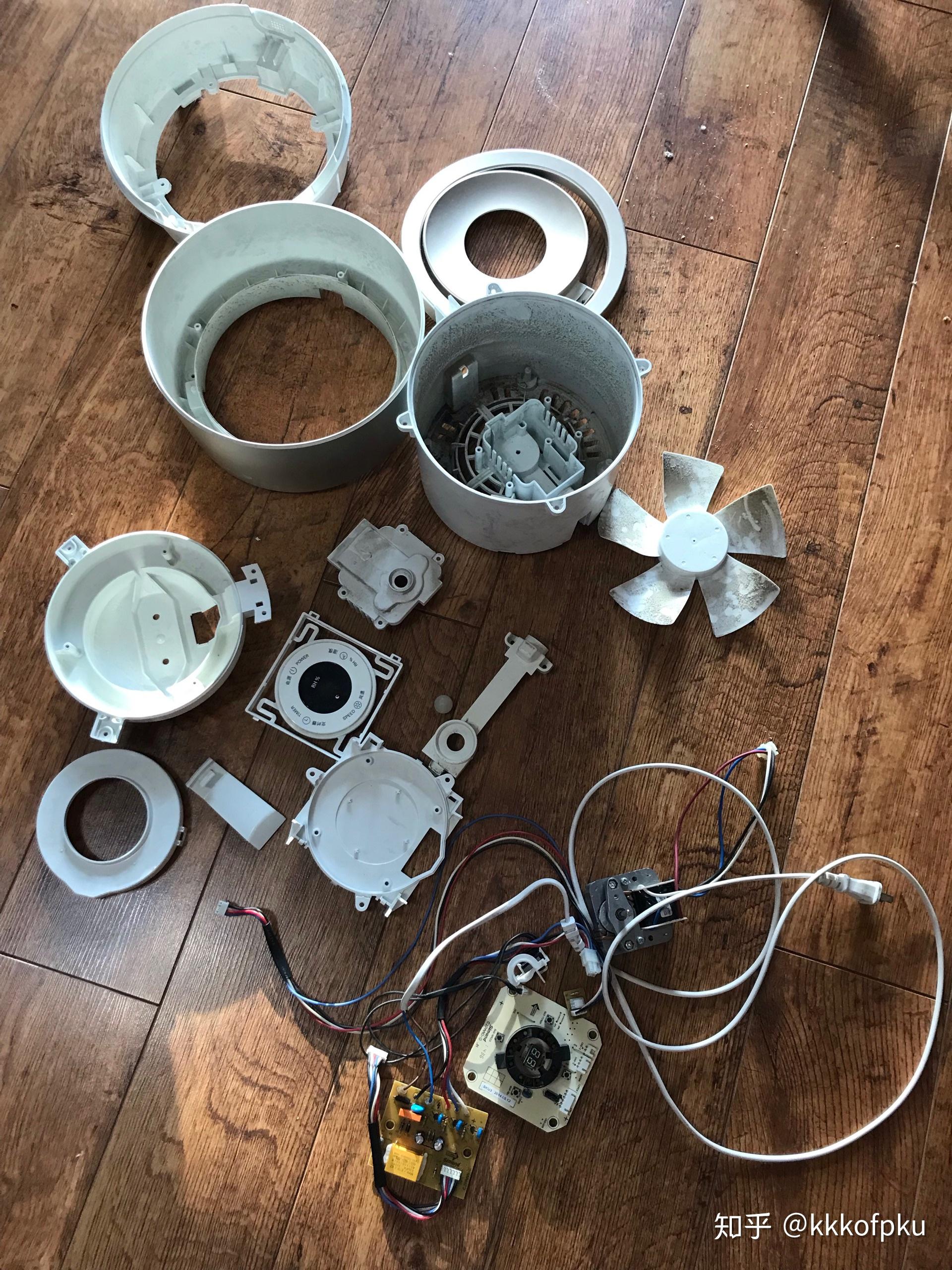 飞利浦加湿器hu4801内部风扇如何拆解