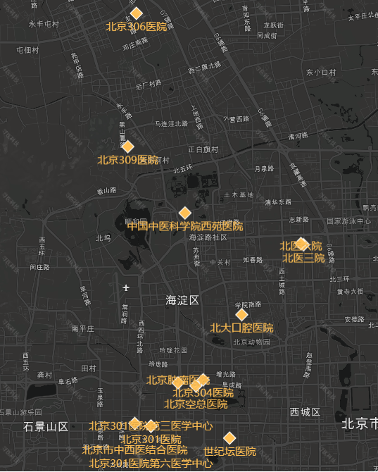 北京一共有多少个三甲医院在各个区都怎么分布的