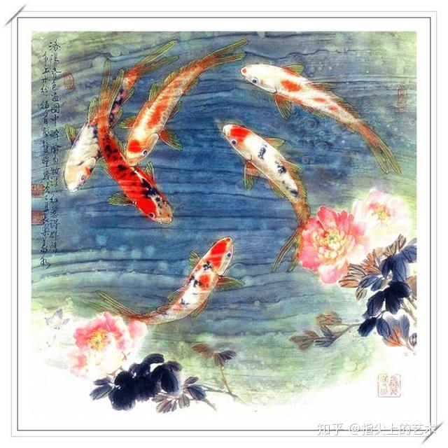 「鱼水相融」陈义水鱼水画