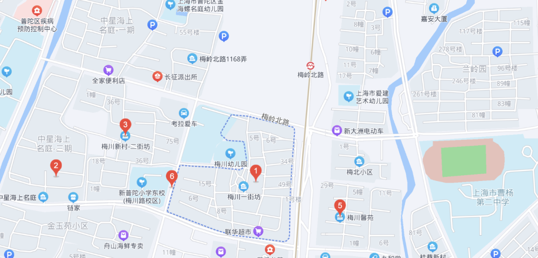 梅川镇全景地图图片