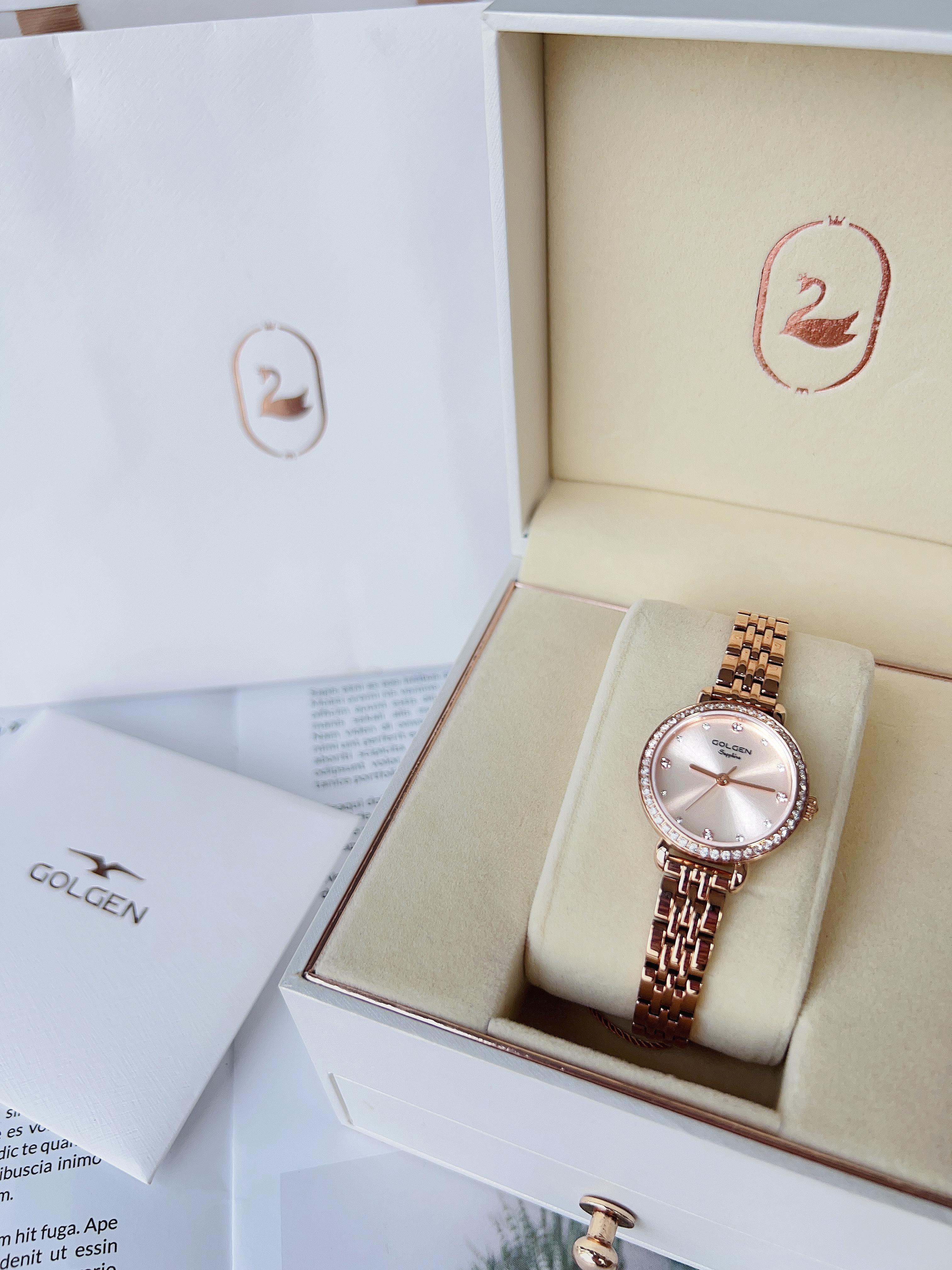 golgen古尊小天鹅女款手表石英表