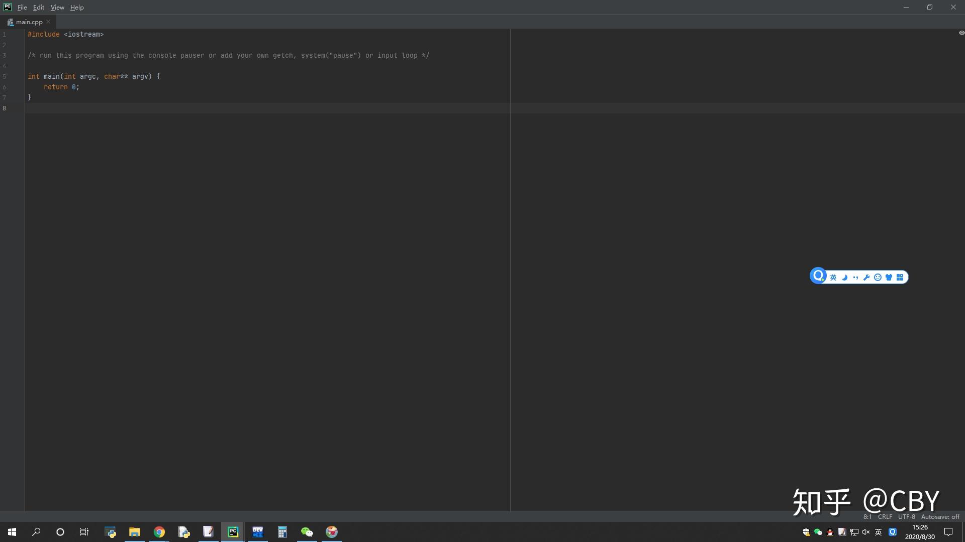 pycharm可以C++吗?可以! - 知乎