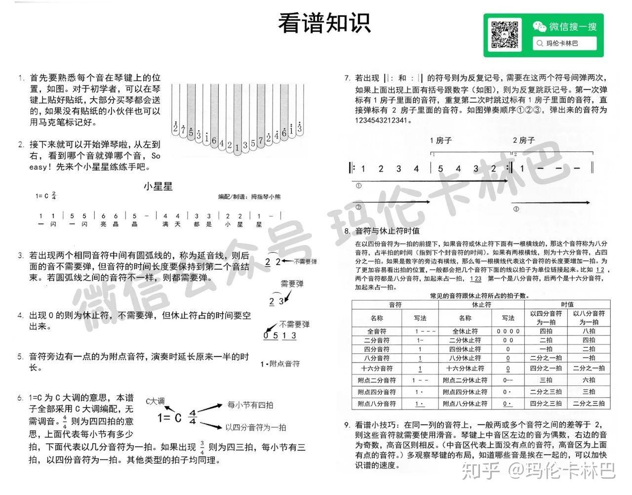 卡林巴曲谱入门_卡林巴简谱入门曲谱(3)