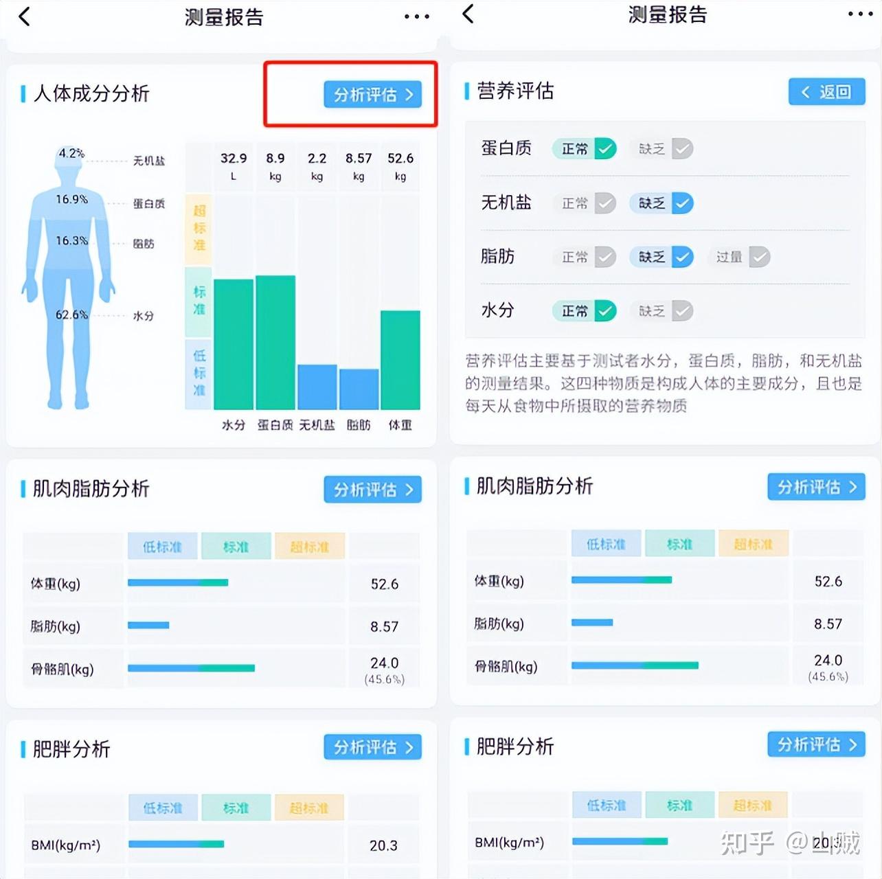 (三)測量細緻,全方位人體成分深度報告