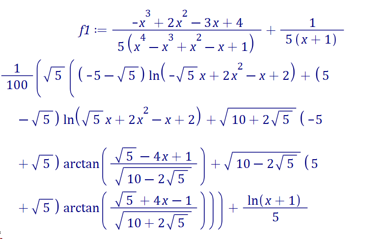 1x51的不定积分怎么求