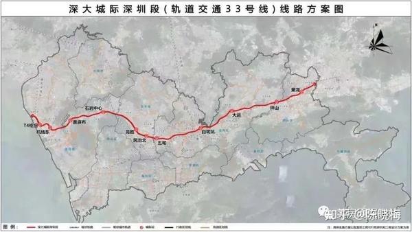 深圳地铁线路图（最详细，1-33号线），附高铁与城际线路图，持续更新  第56张