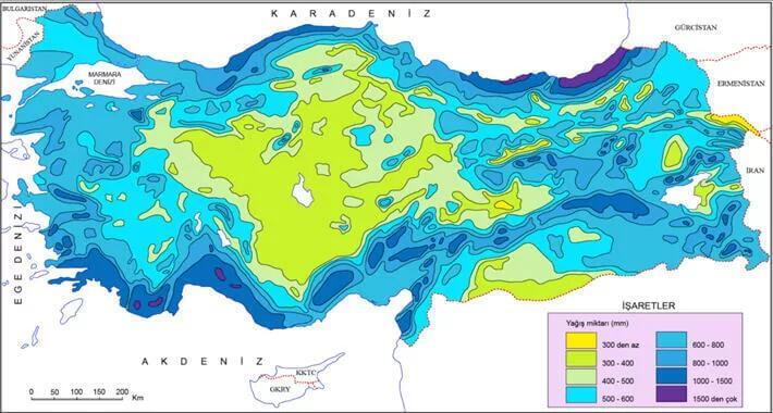 土耳其的气候特征地形特征以及对其农业的影响是什么?