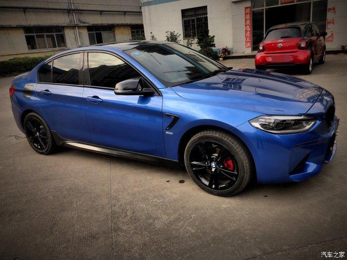 宝马1系三厢提车加改装详细贴申精