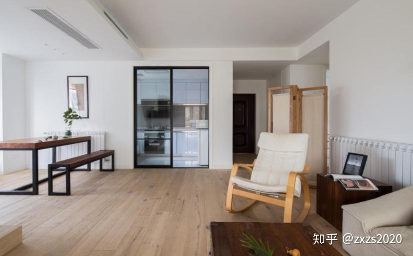 【案例赏析】140㎡北欧，简约陈设增加空间的通透感 - 知乎