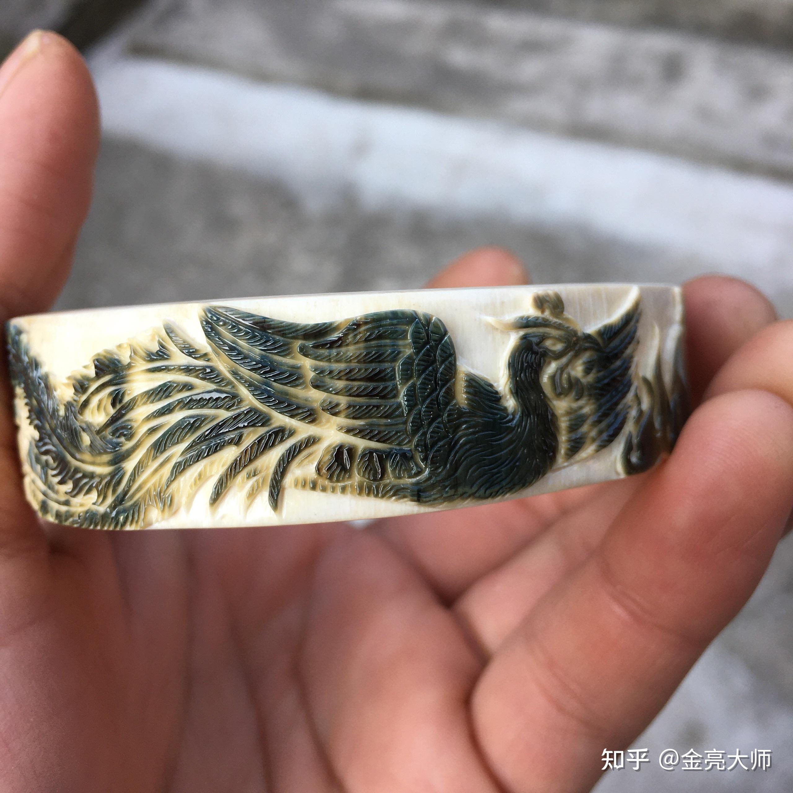 猛犸象牙蓝皮手镯可以雕刻么