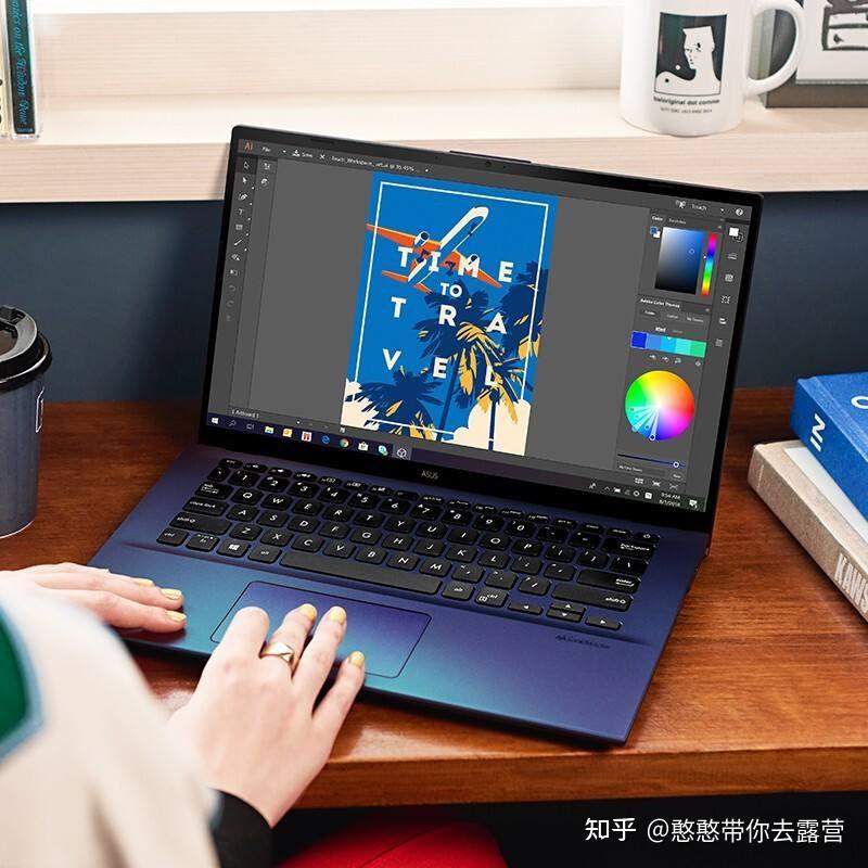 4,华硕a豆 redolbook14 锐龙版 14英寸7nm八核高性能轻薄本 学生商务