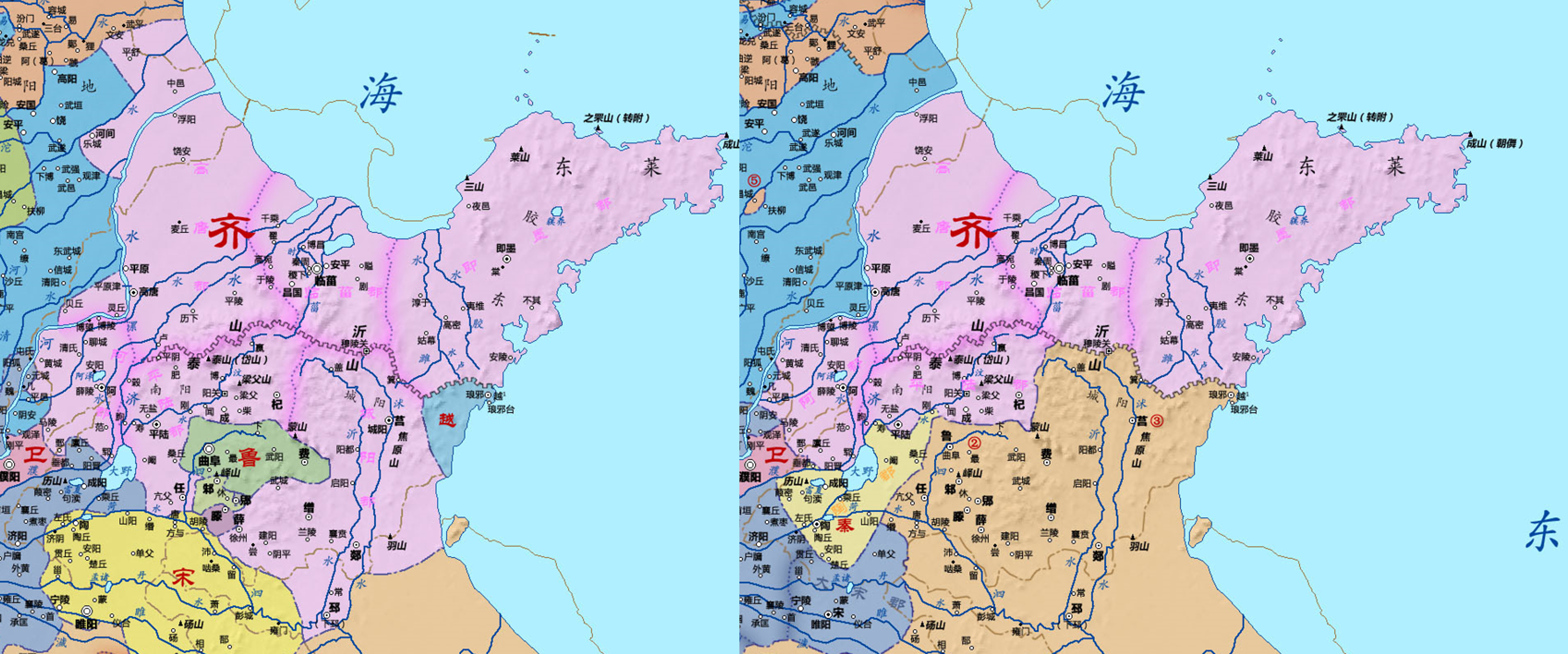 齐国地理位置图片