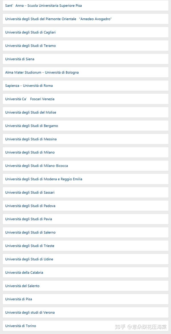 意大利综合类大学本科入学CISIA考试TOLCSU详解 知乎