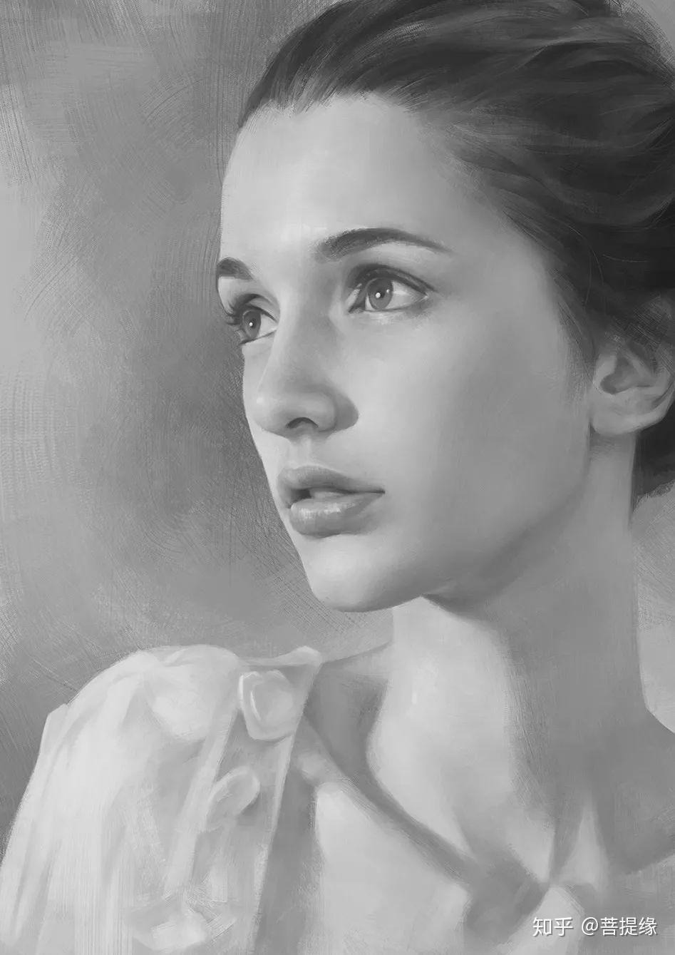 超赞台湾画师cg素描人像绘画