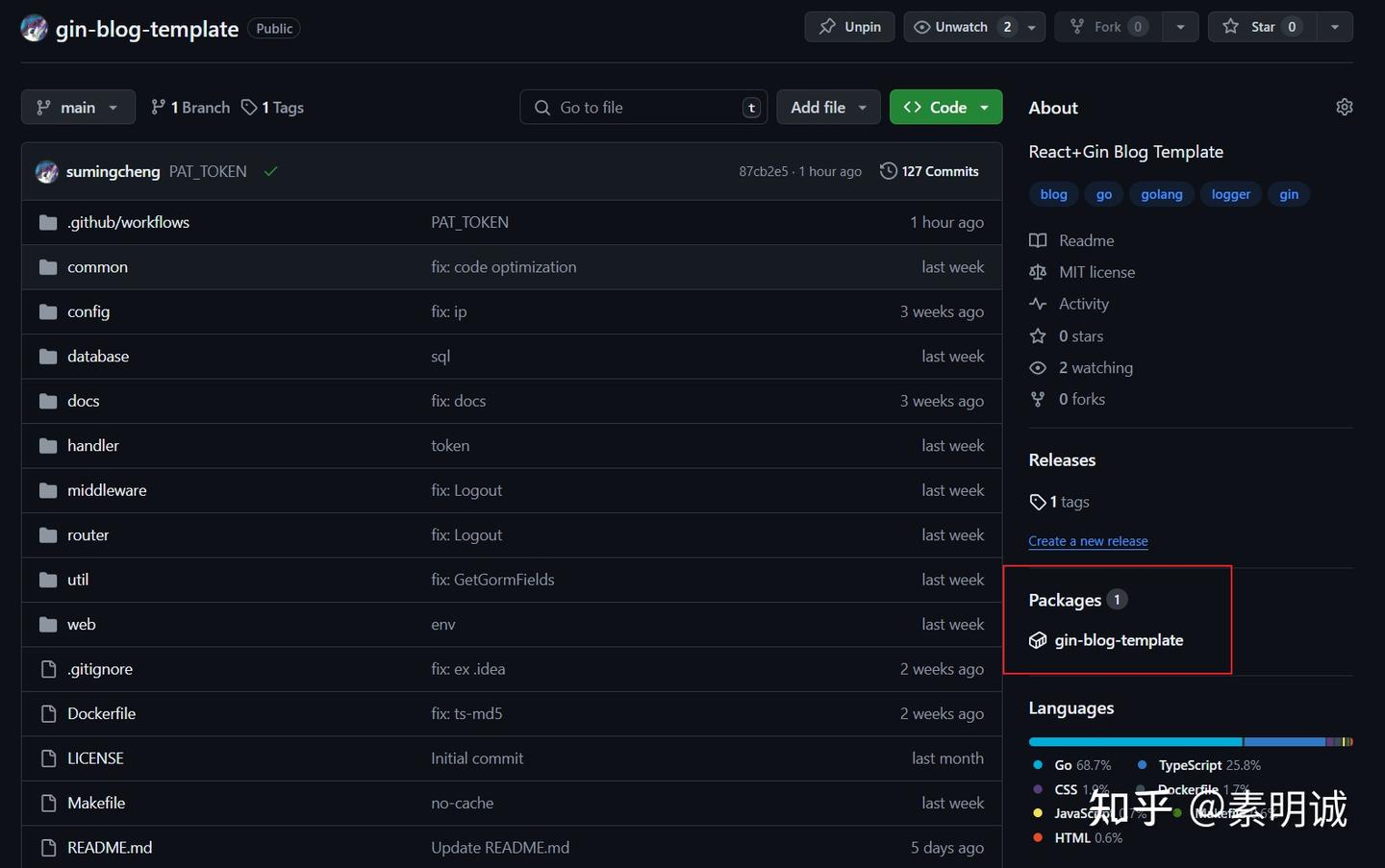 发布 Docker 镜像到 GitHub Packages - 知乎