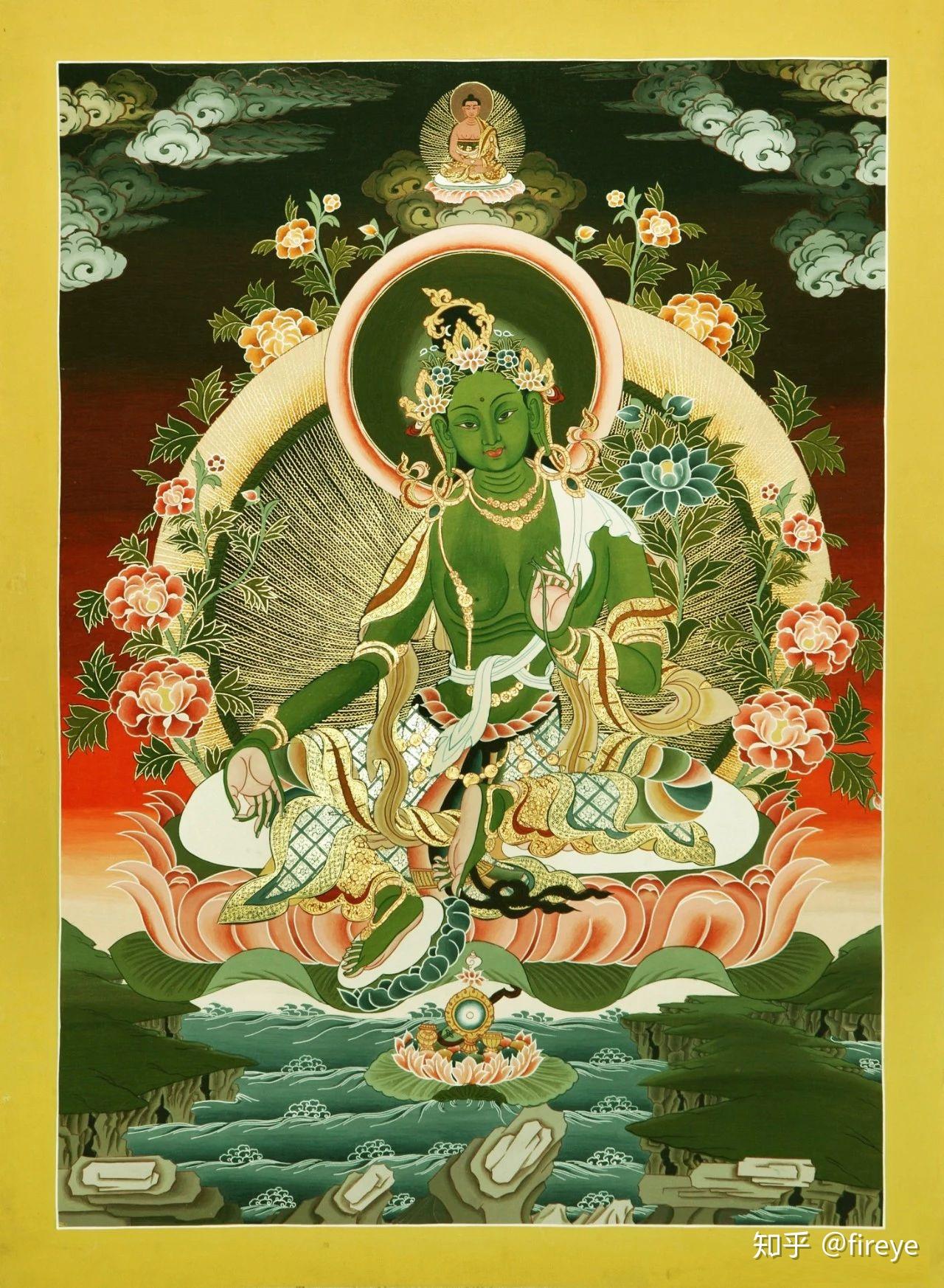 二十一度母赞嗡杰怎玛帕玛卓玛拉香擦洛嗡!