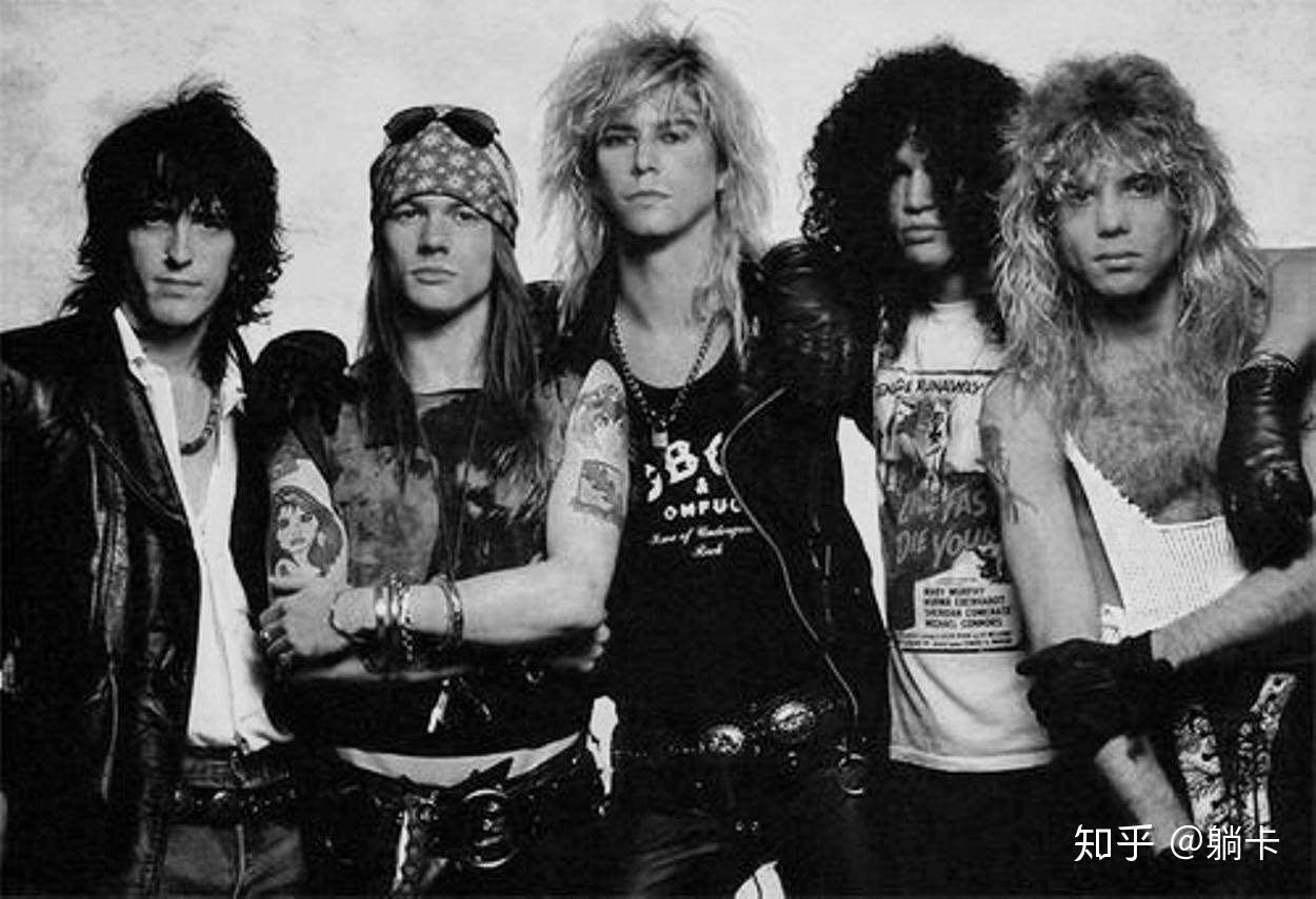 1985-至今最爱单曲:《dont cry》《knockin on heavens door》枪花