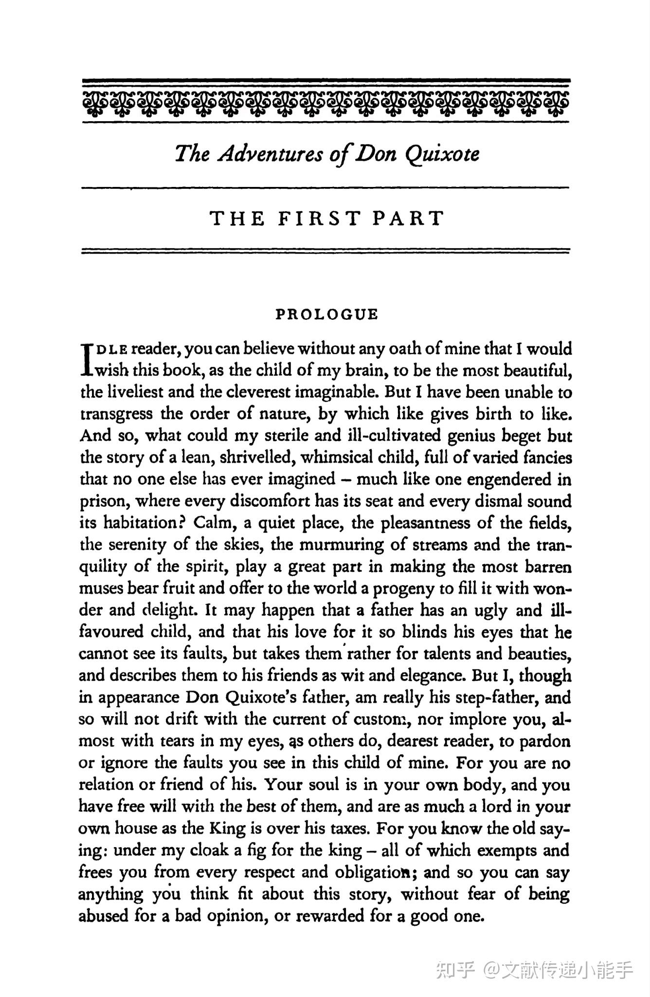 塞万提斯,堂吉诃德,英译本,英文版,J.M. Cohen译,The Adventures Of Don Quixote - 知乎
