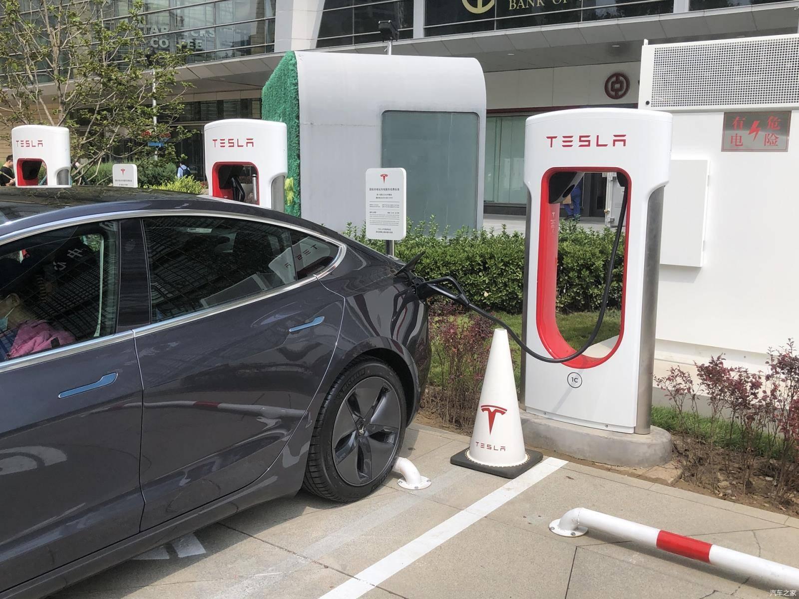 充电15分钟续航250km北京首座特斯拉v3超充站落成