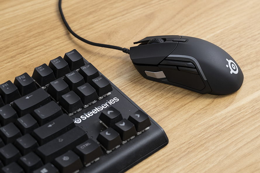 赛睿rival5首发评测85g超轻握持手感全能型游戏鼠标