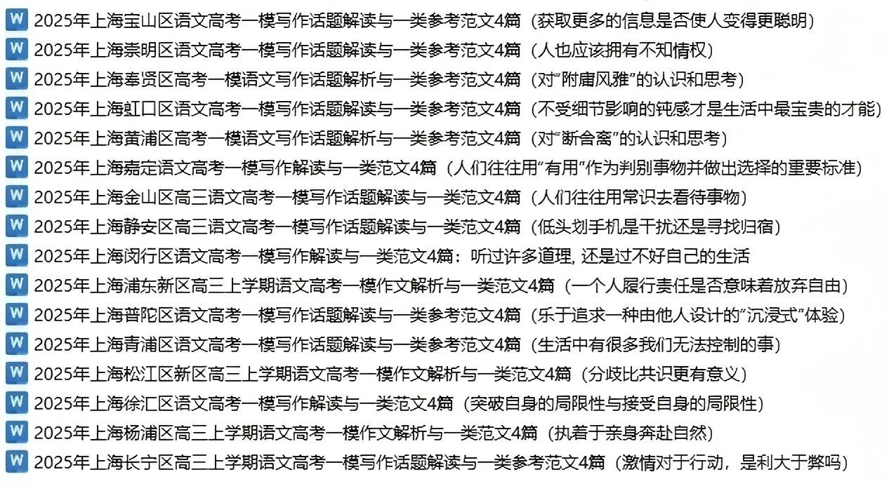 2025年上海青浦区高考二模语文作文解读和一类范文合集：提升自己以掌控命运- 知乎