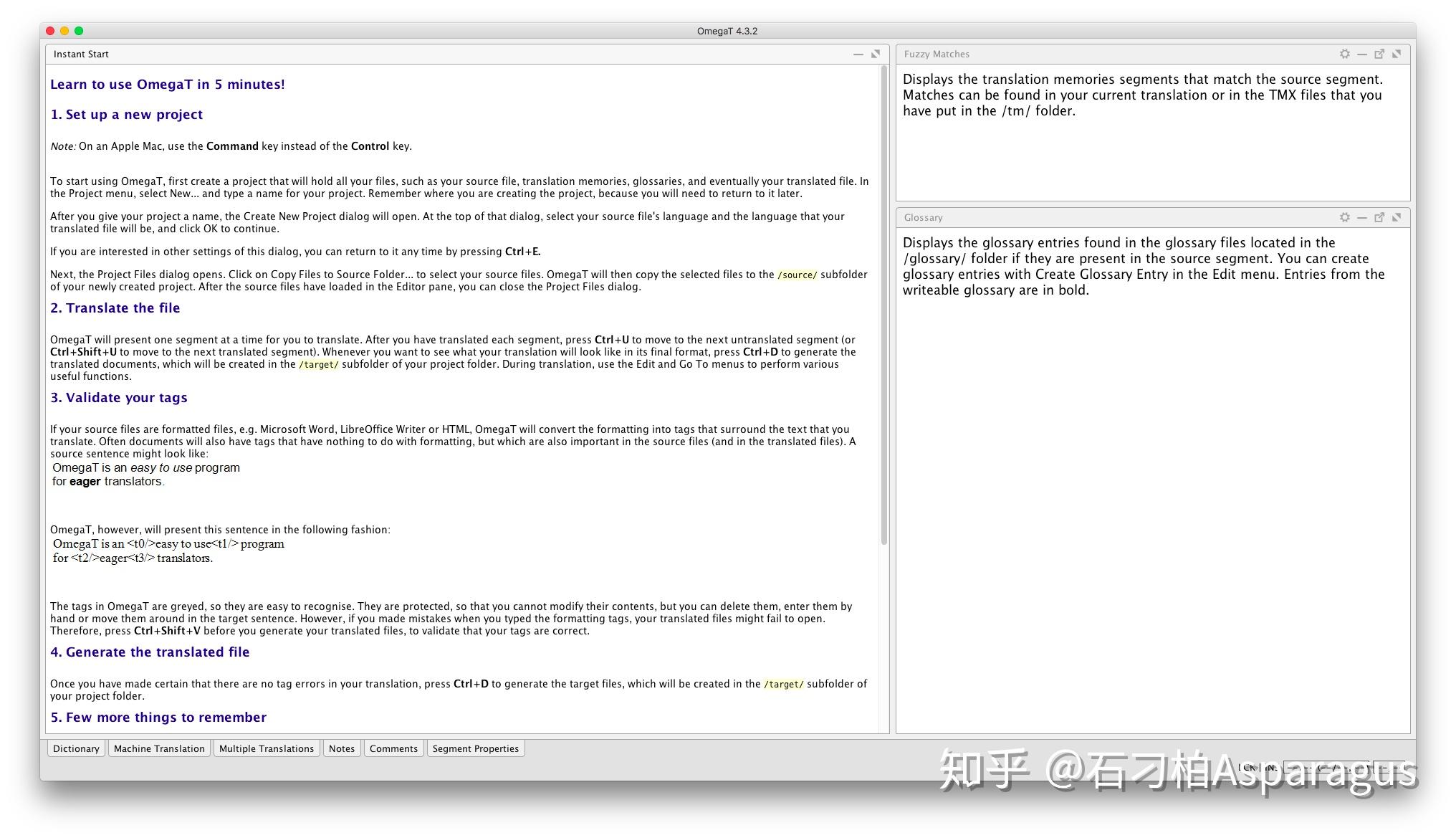 免费开源CAT工具OmegaT使用教程(一) - 知乎