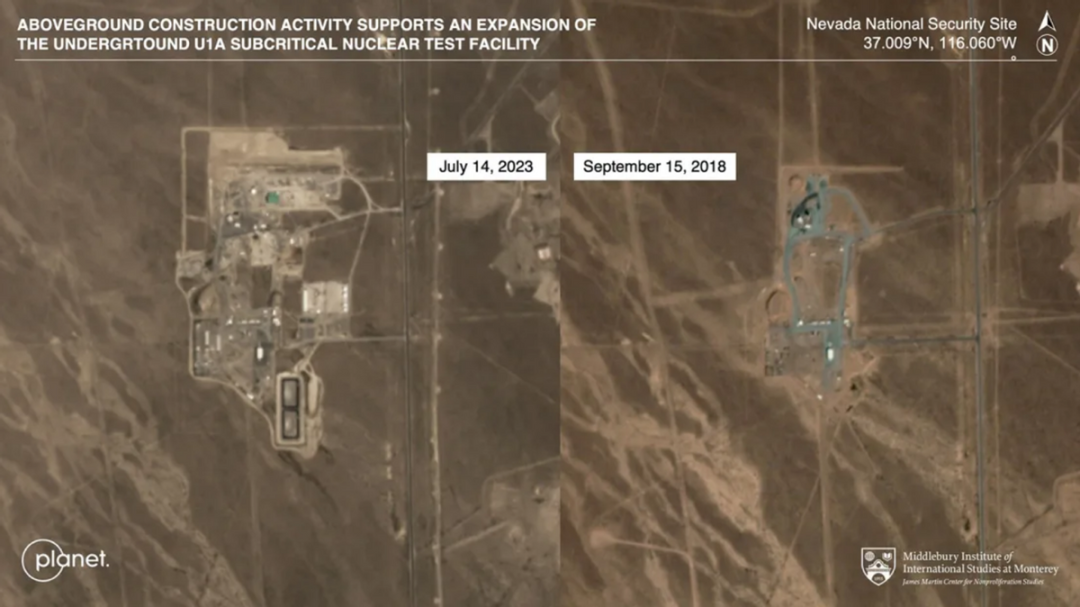 【美国近年来一直在秘密扩建位于内华达州沙漠的核试验场】由此可见