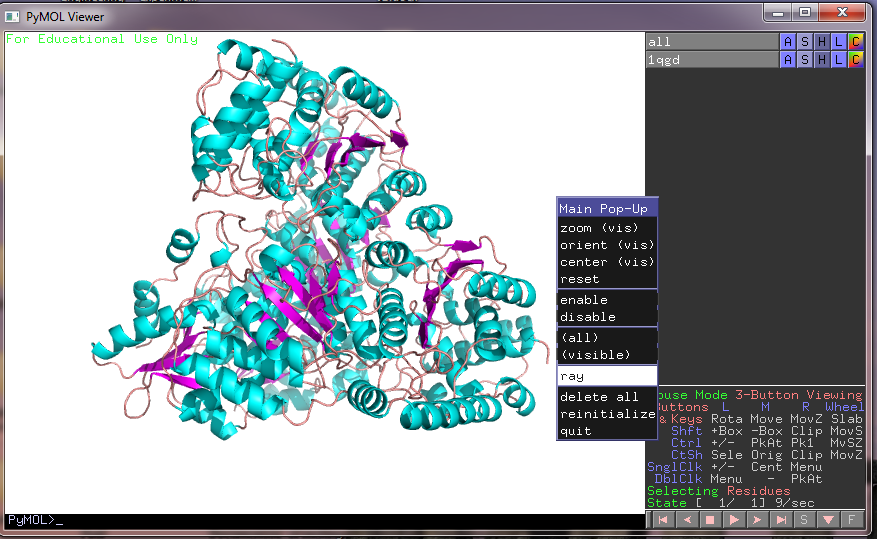 如何用Pymol做出那些美呆的结构图（基础篇） 知乎