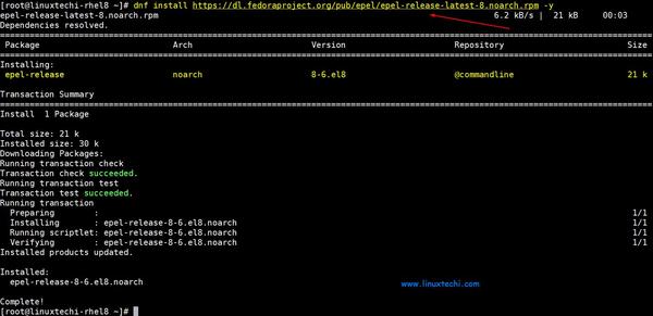 Install Epel Release Rhel 8