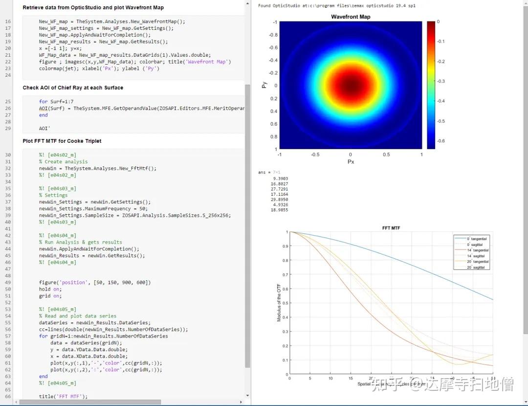 Ansys Zemax | 在 MATLAB 中使用 ZOS-API 的技巧 - 知乎