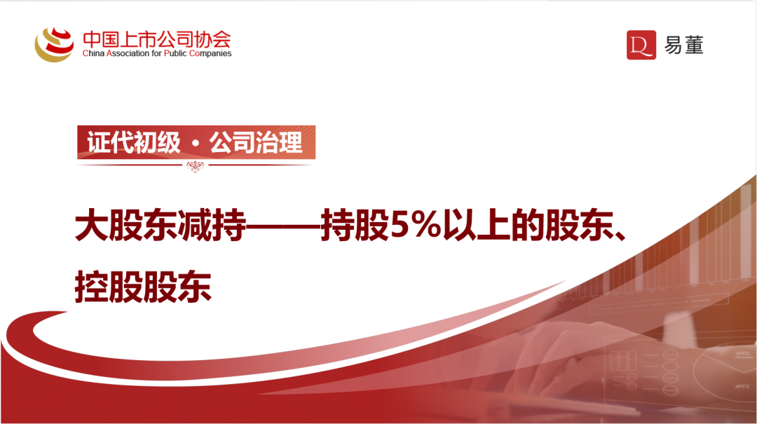 证代分级培训 |《大股东减持——持股5%以上的股东、控股股东》 - 知乎