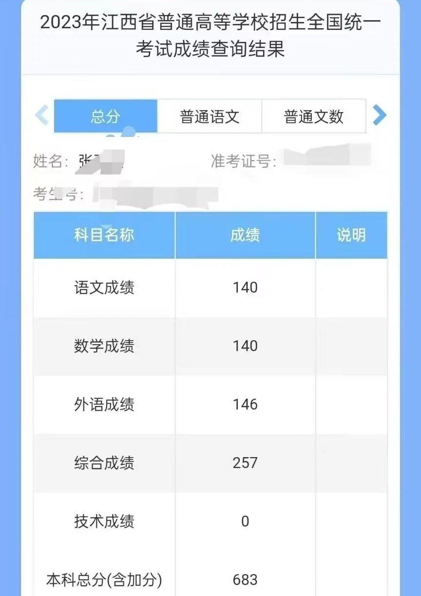 高考查分截图图片