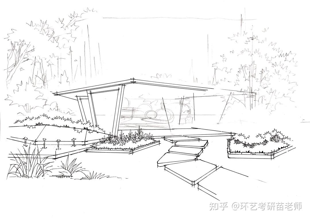 手绘干货 | 12套景观手绘步骤图详解,太过瘾了(含参考图)
