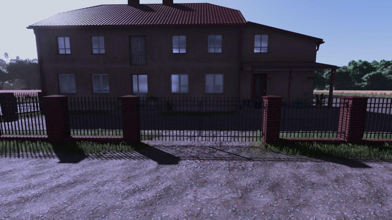 红砖和金属围栏 v1.0