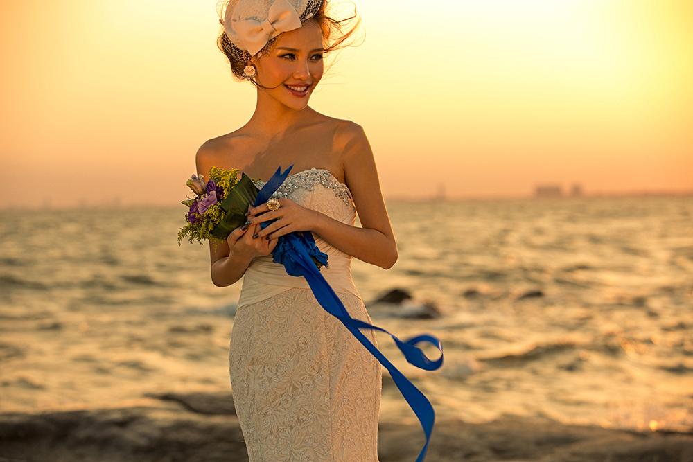 穿出自己风格婚纱艺术型