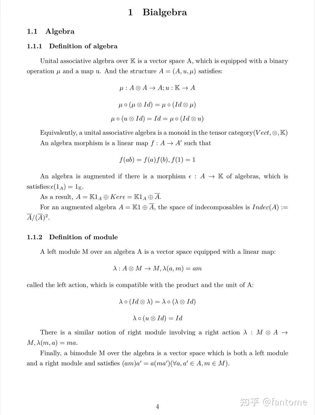 Operad Math Algebraic Operad 学习笔记(一)双代数 - 知乎