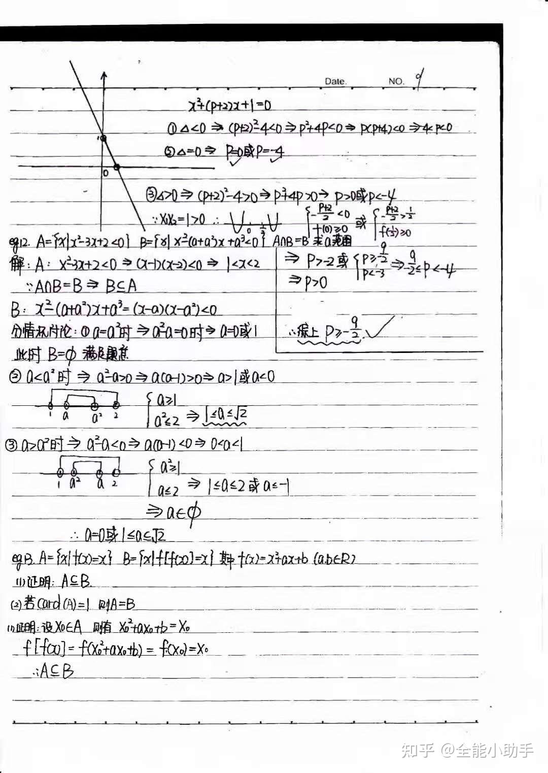 高考状元数学手写笔记,完整版可打印!