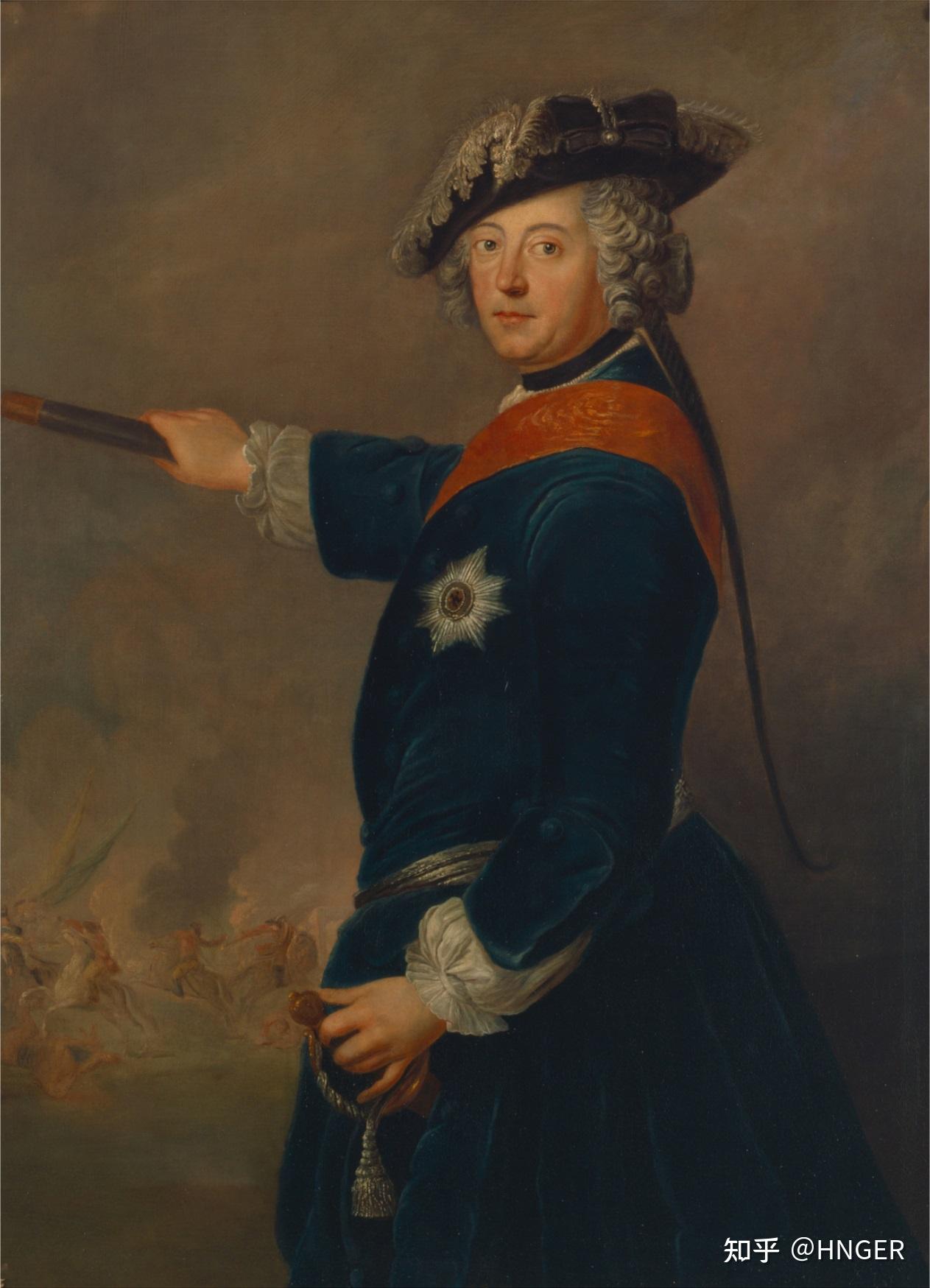 普鲁士腓特烈大帝普鲁士火枪手普鲁士近卫胸甲骑兵团军官弗雷德里克