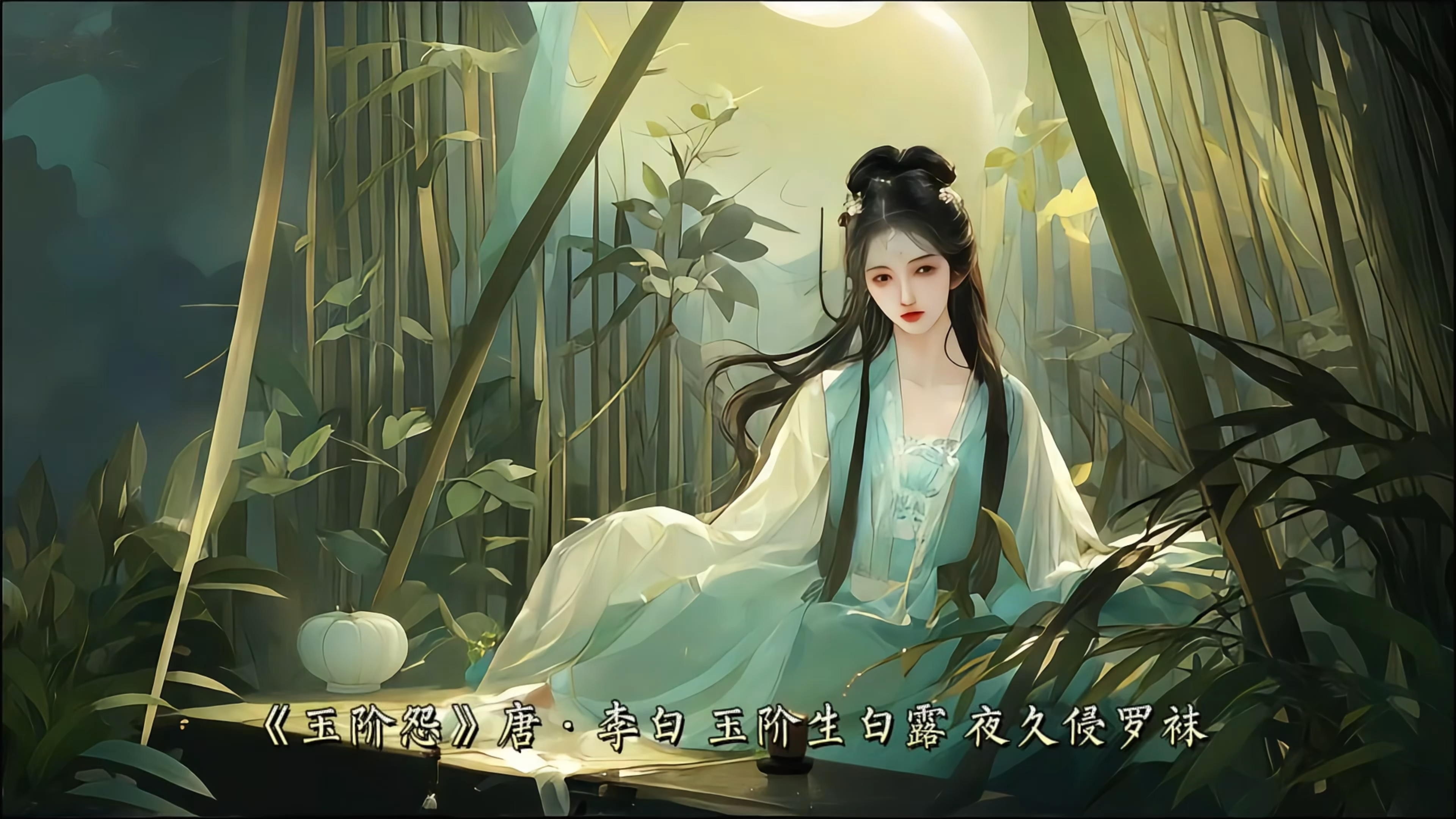 玉阶怨唐李白
