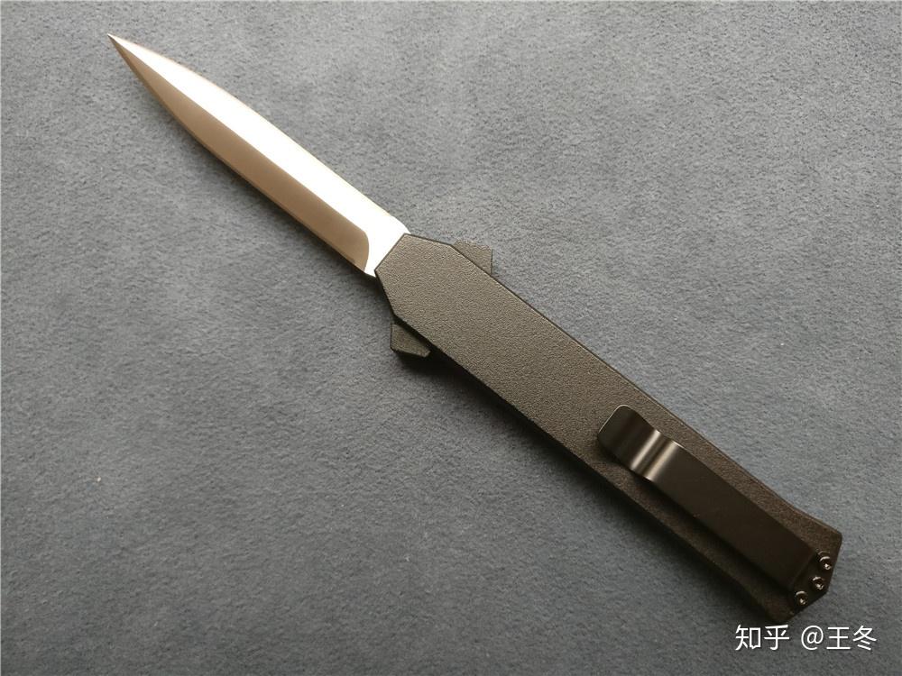 便宜质量也好这就足够了意大利akc双动直跳刀