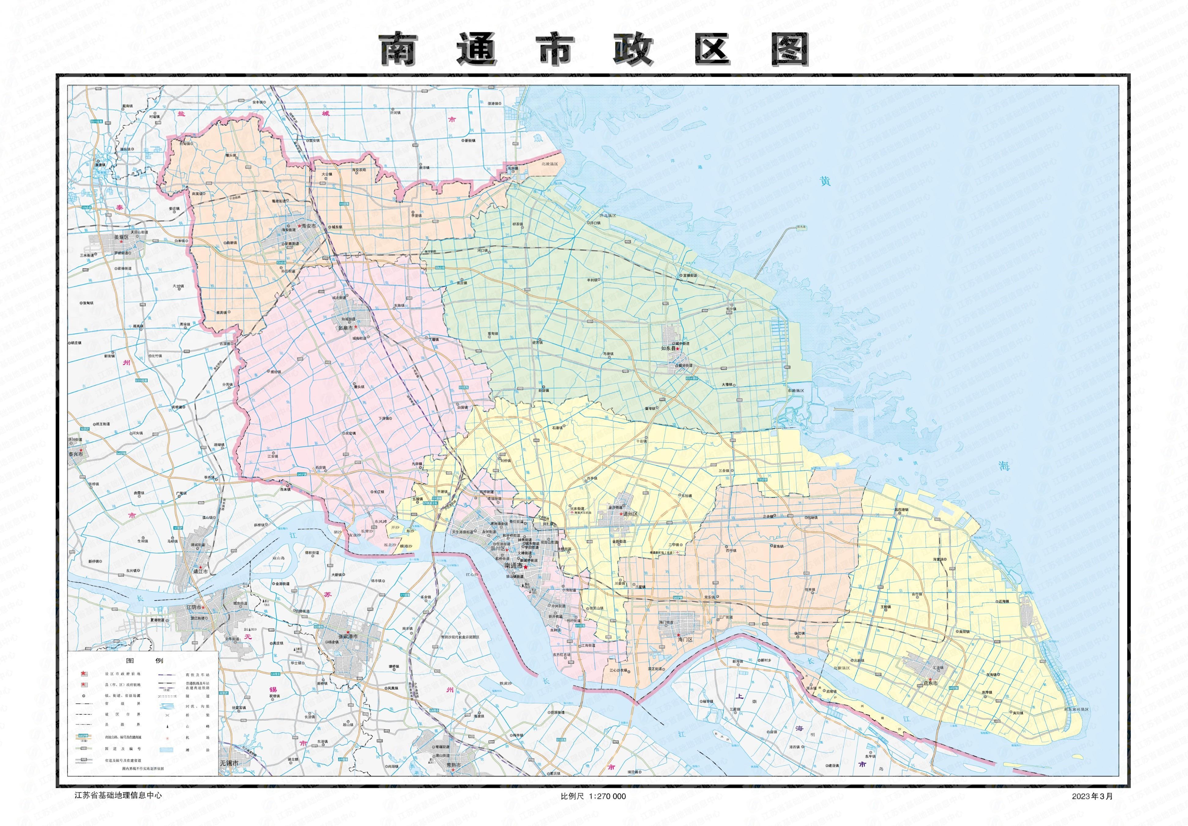 你家和单位在哪个街道?来看看最新版南通分街道高清地图 - 知乎