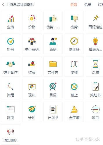 PPT(WPS)总结图标汇总 - 知乎