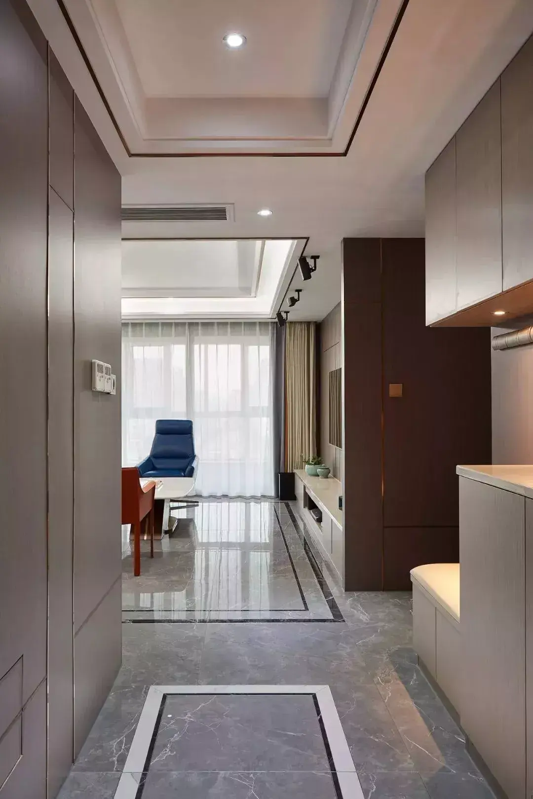 现代简约玄关，进门空间的亮点就靠它了 - 最IN家居设计效果图 - 每平每屋·设计家